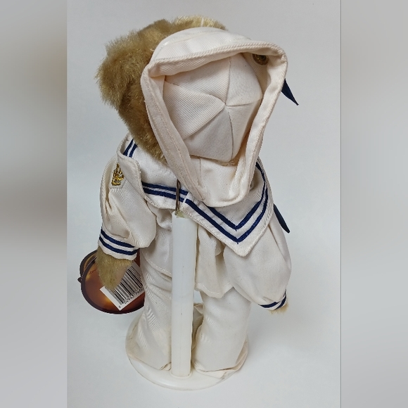 Vintage Brass Collection Button Bear 20th Century 1940's Plush Bear 14" Casey - Picture 4 of 6